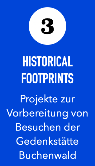 Symbolbild für Projektreihe 3 - Historical Footprints: Projekte zur Vorbereitung von Besuchen der Gedänkstätte Buchenwald